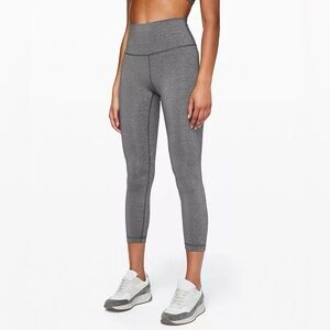 Lululemon Wunder Under High-Rise 7/8 Tight Luxtreme 25 Lululemon Heathered Black